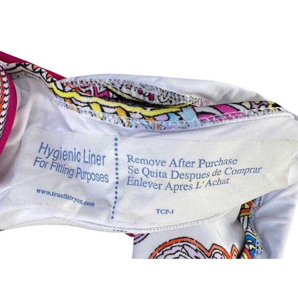 L'AGENCE Nicole Bright Paisley Bikini Bottoms Size Medium - Picture 8 of 10